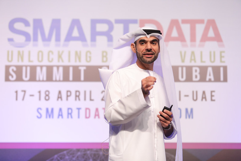 Smart data and AI abstract